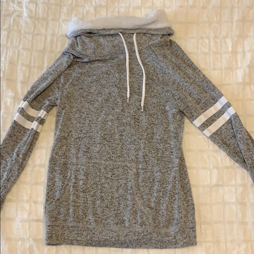 high neck long sleeve shirt